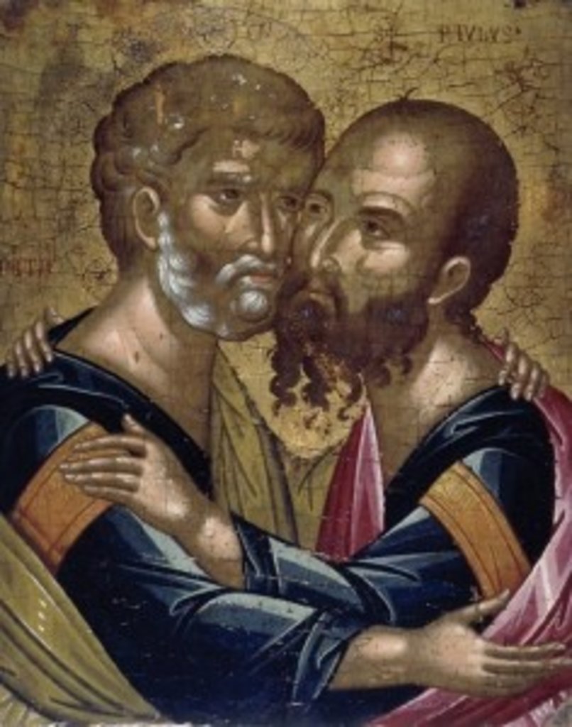 Іконографічне зображення святих апостолів Петра і Павла