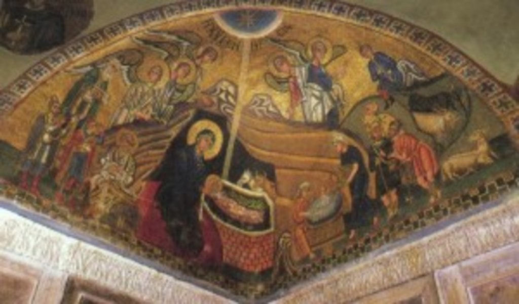 Мозаика собора монастыря Осиос Лукас в Фокиде (Греция), XI в.