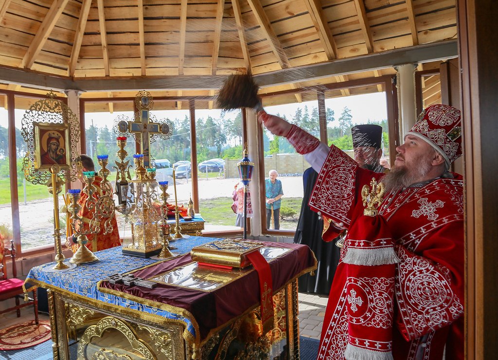 В Ізюмській єпархії освятили храм на місці обрітення Височинівської ікони Богородиці - Українська Православна Церква