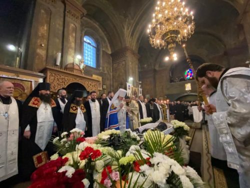 Звершено чин відспівування почесної настоятельки Мукачівського монастиря ігумені Єпистимії (Щербан)