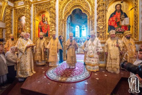 В день памяти апостолов Петра и Павла Предстоятель возглавил праздничное богослужение в Киево-Печерской Лавре