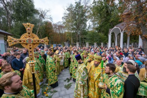 Блаженніший Митрополит Онуфрій очолив престольне свято у столичному храмі в ім’я преподобного Сергія Радонезького (+фото, відео)