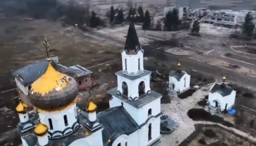 У мережі опублікували відео храму УПЦ у зруйнованій Авдіївці