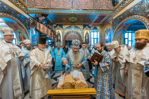 В день Сретения Господня Предстоятель возглавил Божественную литургию в Киево-Печерской Лавре