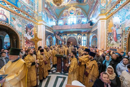 В Неделю Торжества Православия Предстоятель возглавил праздничное богослужение в Киево-Печерской Лавре
