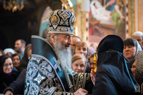 Предстоятель совершил Литургию Преждеосвященных Даров в Киево-Печерской Лавре