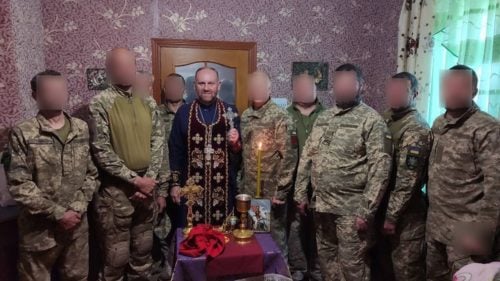 Клірик Київської єпархії здійснив духовно-пастирський візит у прифронтову зону