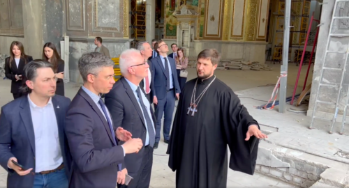 Преображенский собор в Одессе посетила французская делегация