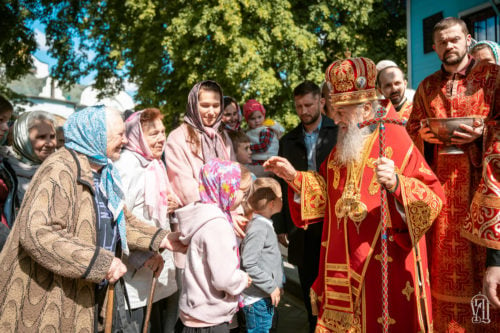 Предстоятель возглавил престольный праздник старейшего деревянного храма Киева