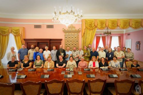 Представники УПЦ взяли участь у презентації факсимільного видання Галицько-Волинського Євангелія в «Софії Київській»
