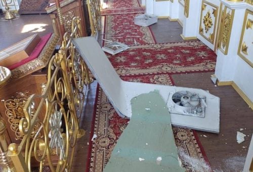 Внаслідок російського обстрілу на Донеччині постраждав храм УПЦ