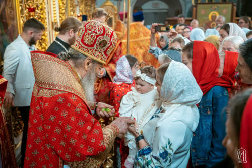The Primate led the Paschal divine service at the Florivskyi Convent on Bright Tuesday (+video)