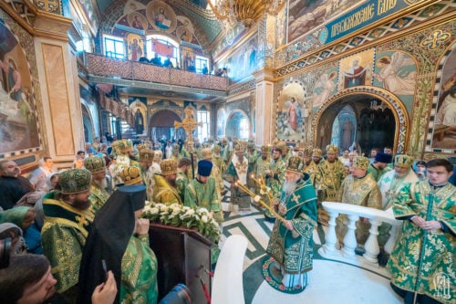 Предстоятель очолив Божественну літургію з нагоди дня пам’яті преподобного Антонія Печерського (+відео)